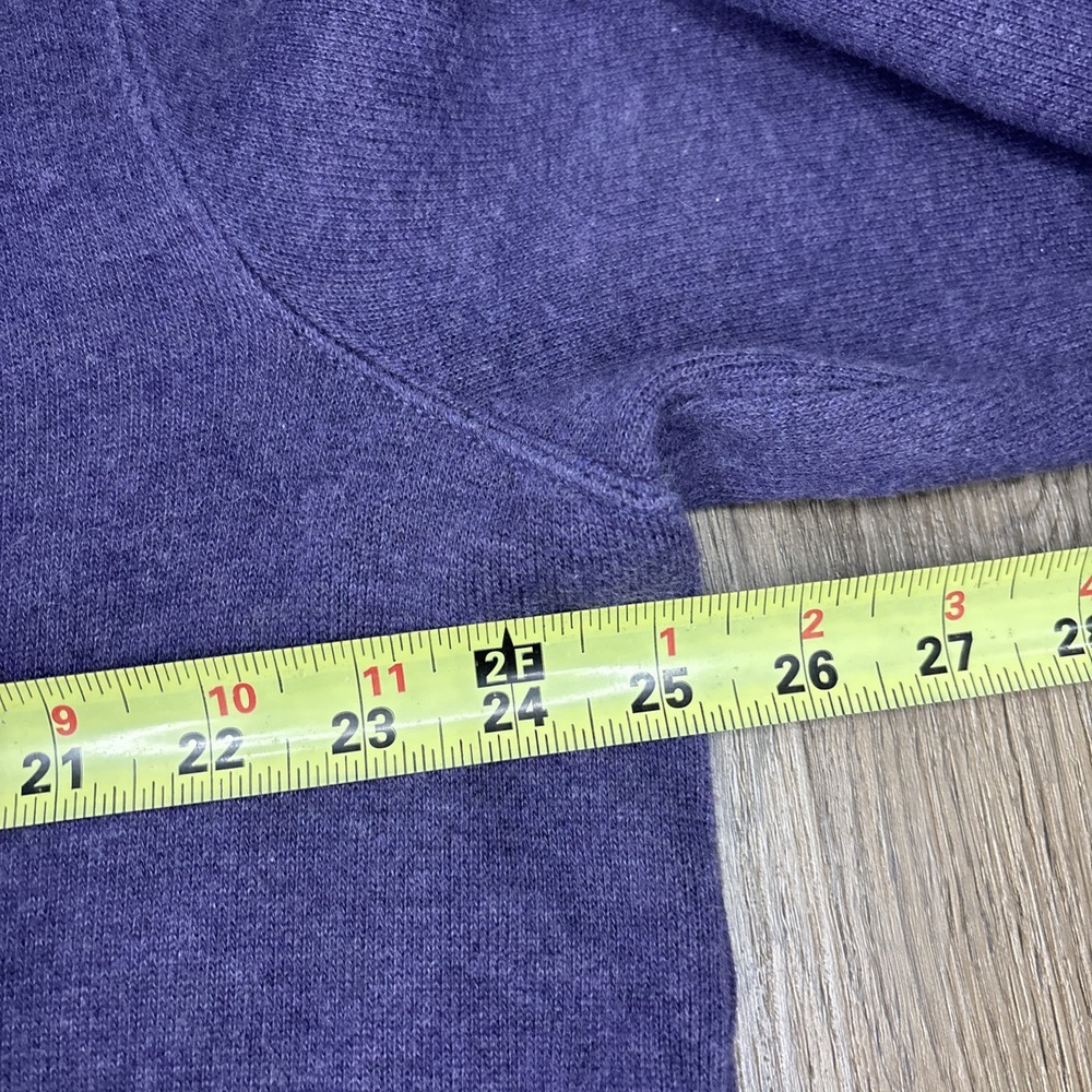 Polo Ralph Lauren Classics Quarter Zip Pullover Men's XL Purple Sweater‎ Pony - Picture 7 of 9